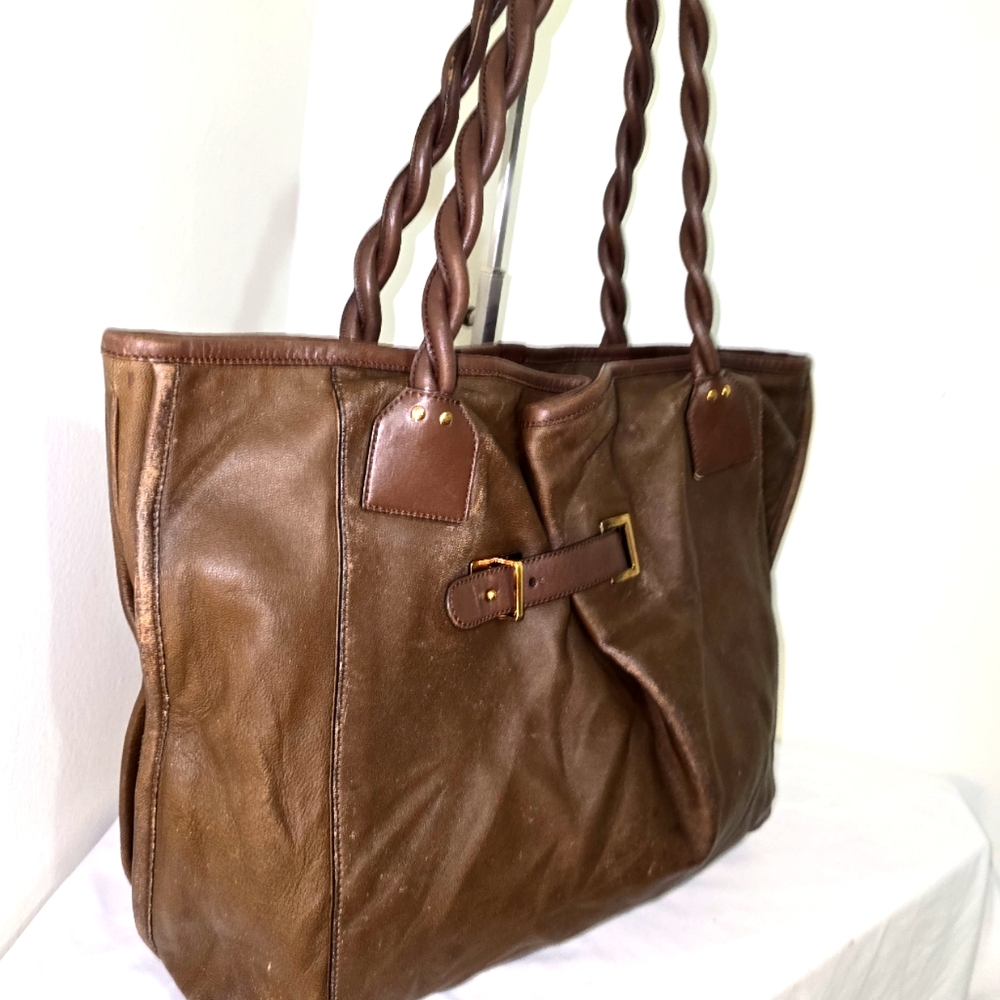 Chloe Leather Amy Shoulder Bag Large Tote